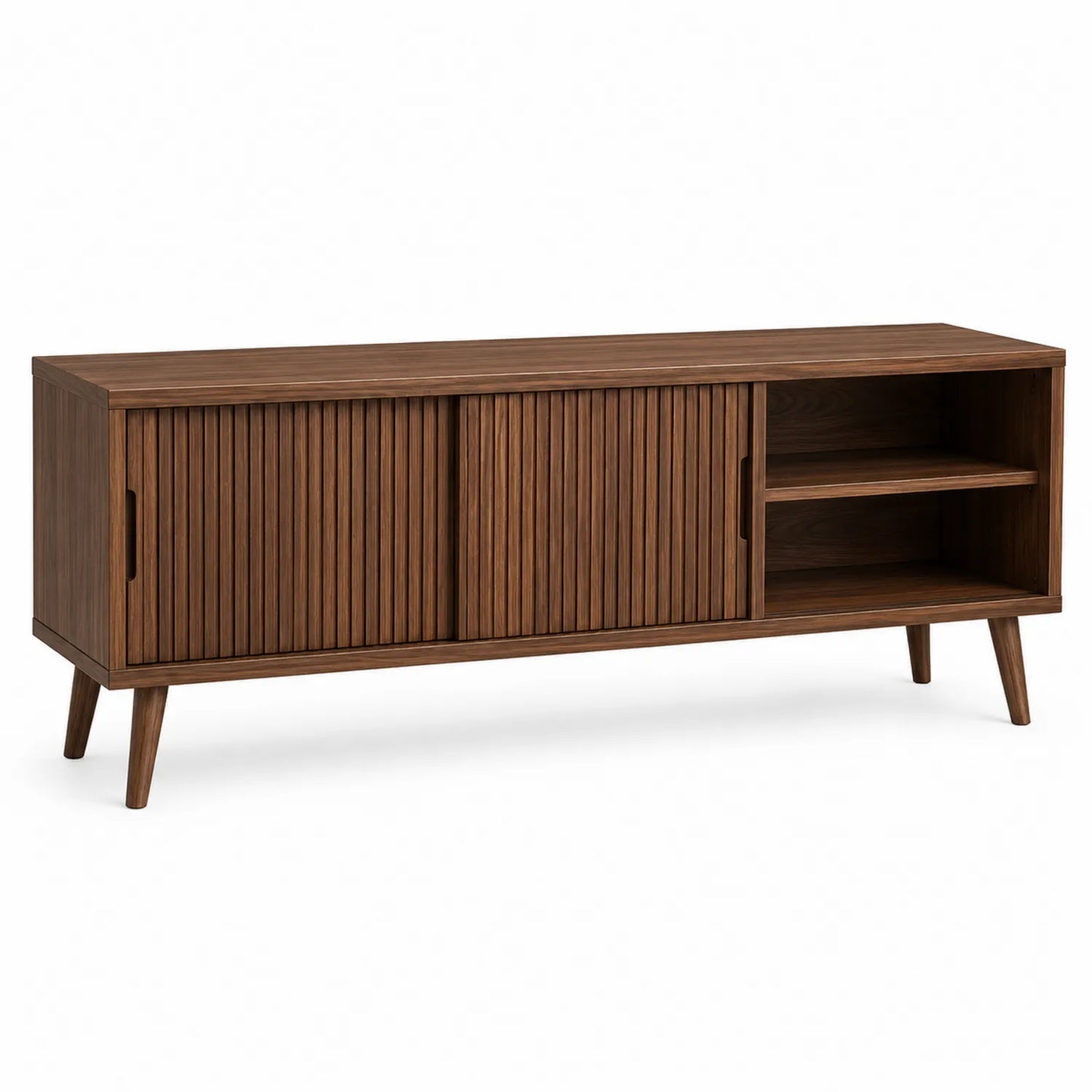 Szafka RTV drewniana z przesuwanymi drzwiczkami 150x40x55 cm